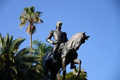 03-2 Salta Plaza 9 de Julio Monument To Argentine General Juan Antonio de Arenales Close Up